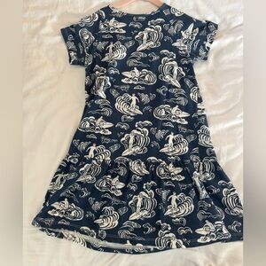 Winter Water Factory Surfers print tshirt dress size 8. Excellent condition.